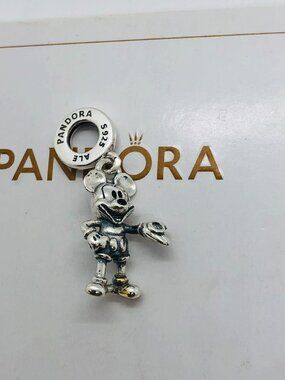 Pandora Disney 100th Anniversary Mickey Mouse Dangle Charm